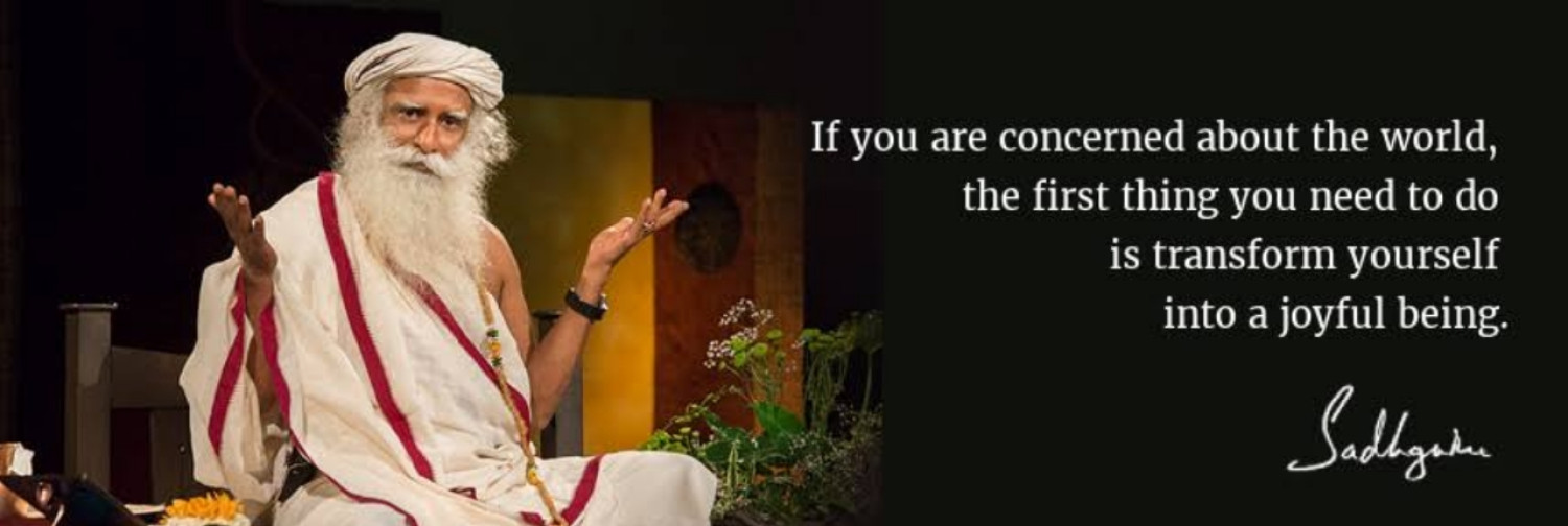Fanbase banner for @sadhguru